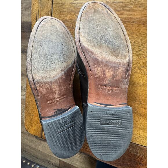 Bostonian Classics Tassel Loafers Mens 10M Black Leather Kiltie Brogue 20370 - Picture 6 of 11